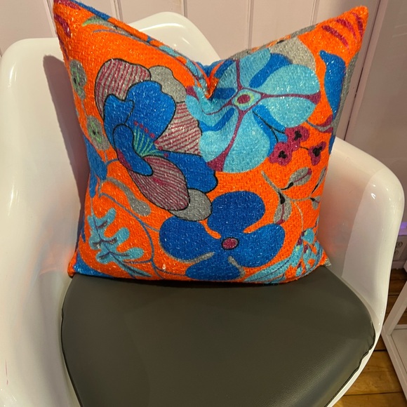 Mersur Palermo Pillow 20x20  italian fabric removable premium down inserts - Picture 2 of 7